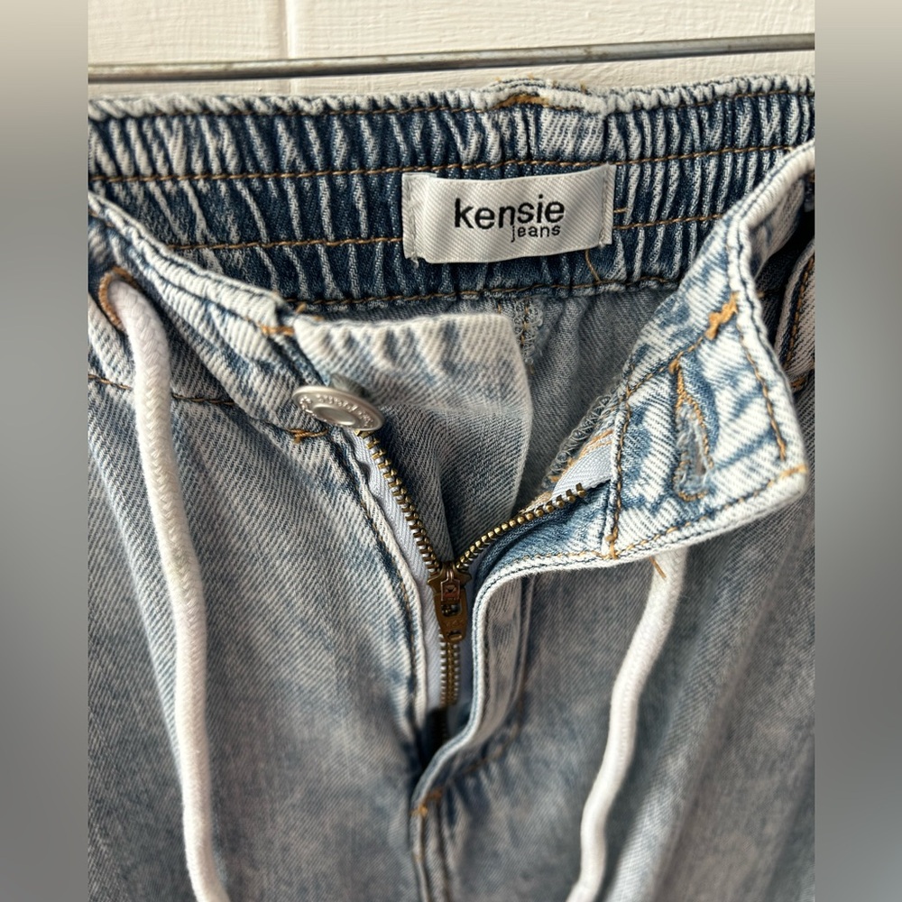 Kensie Light Blue Relaxed Men's Jeans - Picture 10 of 13